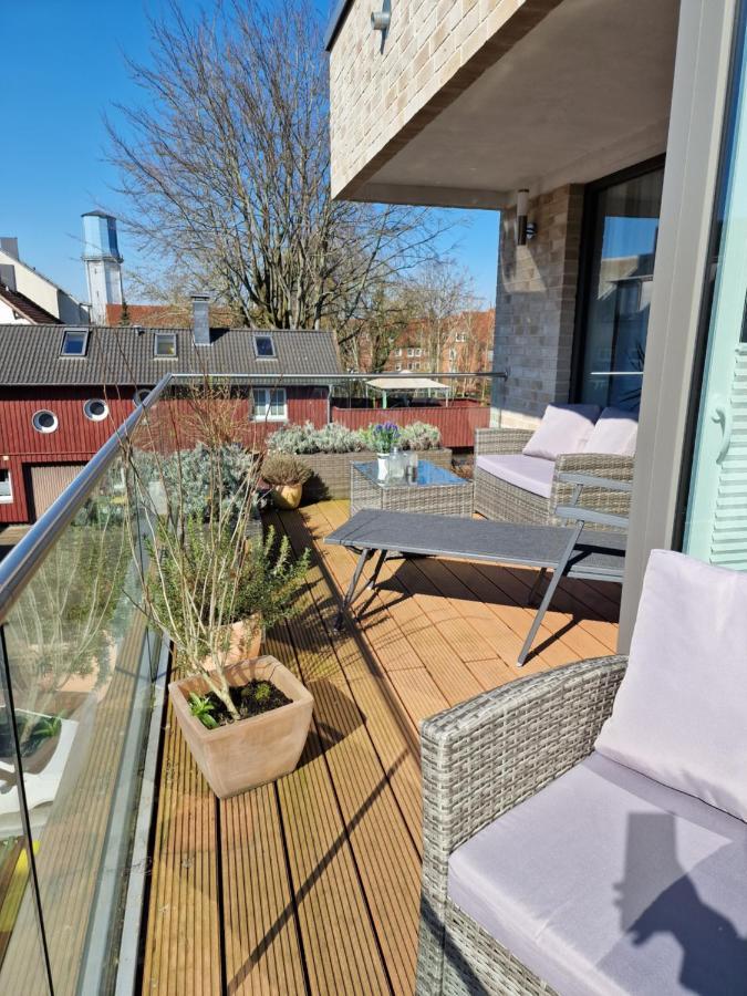 Moderne Penthouse Wohnung Schleswig Luaran gambar